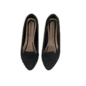 Cityclassified Black Studded Flats